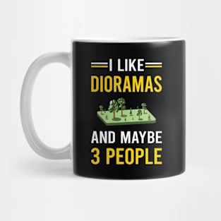 3 People Diorama Dioramas Mug